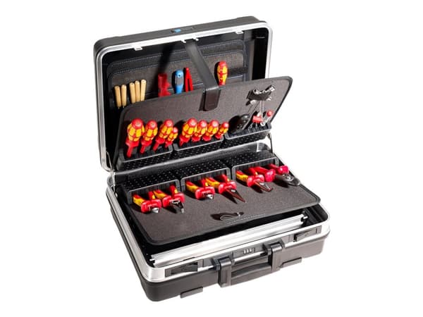B&W tool.case base - Datorväska för verktyg - aluminium, stöttålig ABS-plast - svart