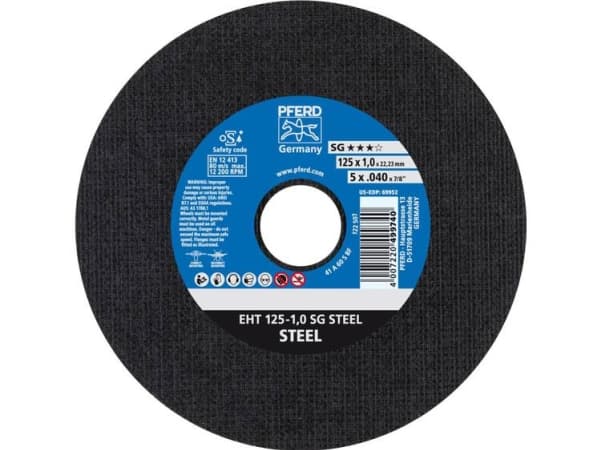 PFERD 61341082, 2,22 cm, 12,5 cm, 1 mm, 12200 RPM, 25 kpl