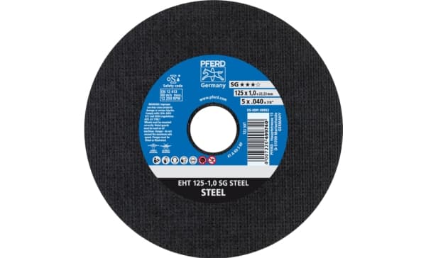 PFERD 61341082, 2,22 cm, 12,5 cm, 1 mm, 12200 RPM, 25 kpl