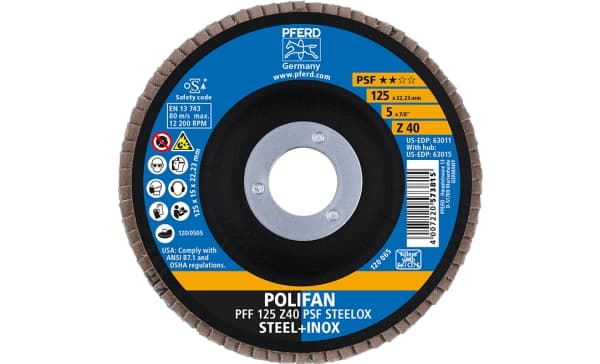 PFERD 67664125, 12,5 cm, 12200 RPM, 40 g, 10 kpl