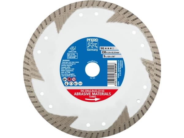 PFERD 68000024, 2,22 cm, 2,8 mm, 6600 RPM, Saksa, 710 g, 262 mm