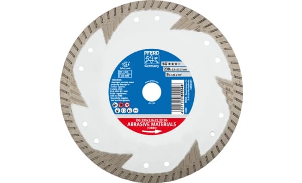 PFERD 68000024, 2,22 cm, 2,8 mm, 6600 RPM, Saksa, 710 g, 262 mm