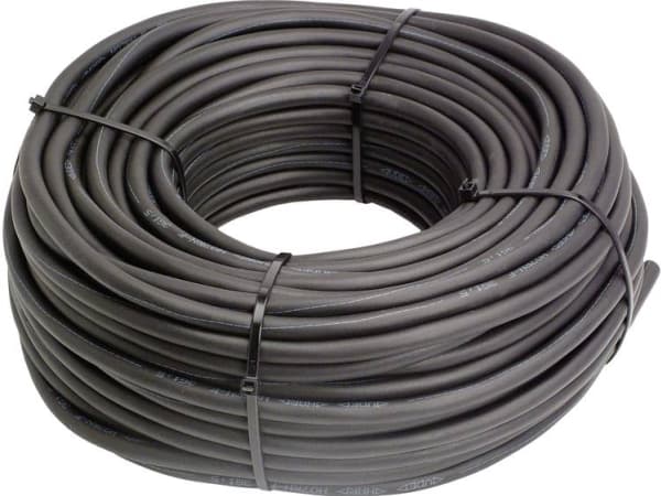 AS Schwabe 10042 Installationskabel H07RN-F 5 x 6 mm² Sort 50 m