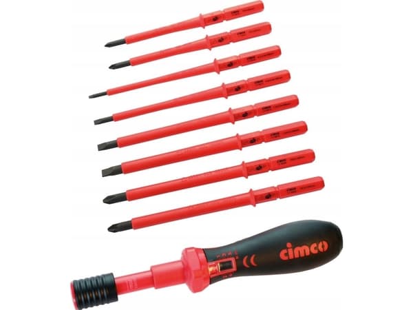 Cimco 114806, 10 cm, Svart, Röd, Svart