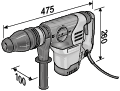 Flex kombi borehammer CHE 5-40 SDS-maks