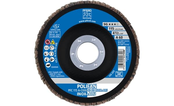 PFERD 67756115, 2,22 cm, 11,5 cm, 13300 RPM, 60 g, 10 stykker
