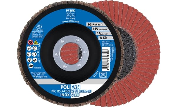 PFERD 67756115, 2,22 cm, 11,5 cm, 13300 RPM, 60 g, 10 stykker