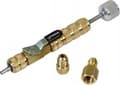 Pikkukuva 3 / 3: ROTHENBERGER Schrader-venttiilityökalu 1/4" + 5/16", venttiilin vaihto käytössä, R410A:lle ja R32:lle