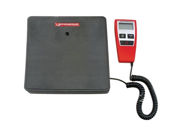 ROTHENBERGER Roscale digital vikt, upp till 120 kg. Noggrannhet +/- 0,5 GRAM