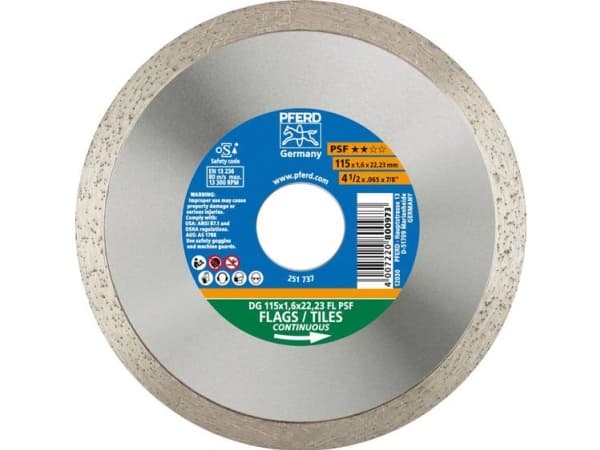 PFERD 68000011, 2,22 cm, 1,6 mm, 13300 RPM, Tyskland, 122 g, 145 mm