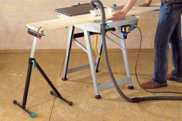 wolfcraft GmbH 6119973, Kannettava työtaso, Musta, 60 kg, 3,9 kg, 640 - 1000 mm