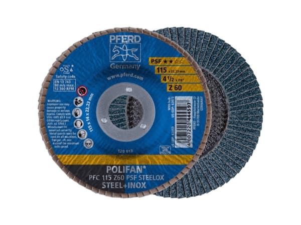 PFERD 67766115, 11,5 cm, 13300 kierrosta minuutissa, 60 g, 10 kpl