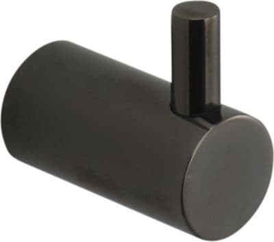 Håndklædekrog pin sort krom - Håndklædekrog pin sort krom 2 stk.