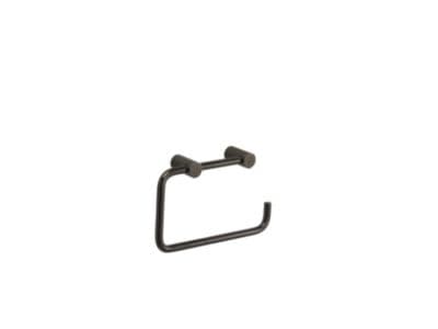 Toiletpapirholder sort krom - Toiletpapirholder sort krom