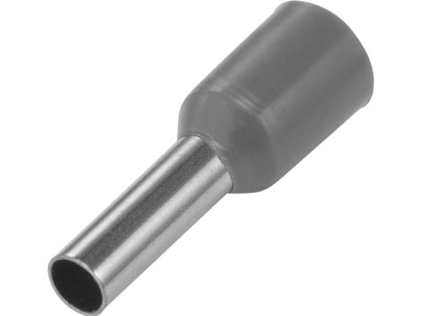 TRU COMPONENTS 1572426 Kabelsko 4 mm² Delvist isoleret Grå 100 stk