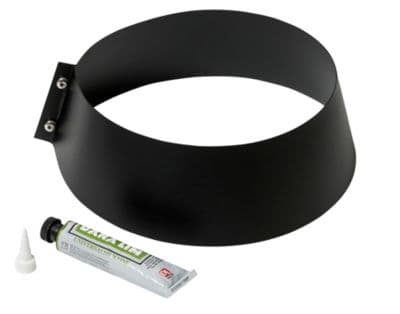 MB uØ 250mm krave til inddæk. - sort, inclusiv skruer og silicone (Multi25, Multi50, Wood)
