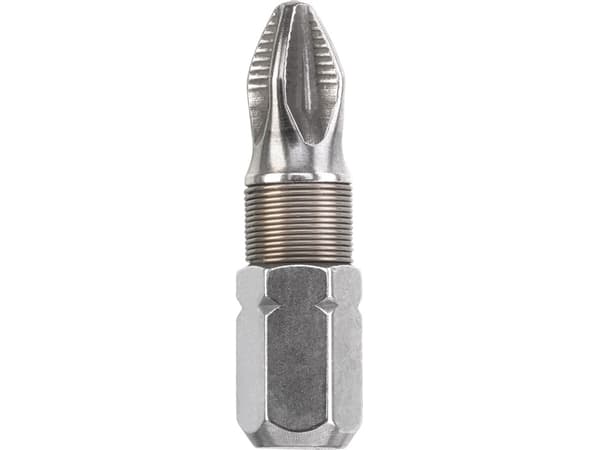 kwb Inox, 1 stykker, Pozidriv, PZ 3, Rustfritt stål, 25 mm, 25,4 / 4 mm (1 / 4")