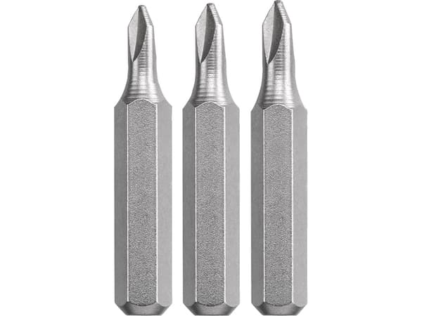 kwb 128740, 3 kpl, Kolmikärkinen, 0, 1, 2, Terästä, 2,8 cm, 25,4 / 4 mm (1 / 4")
