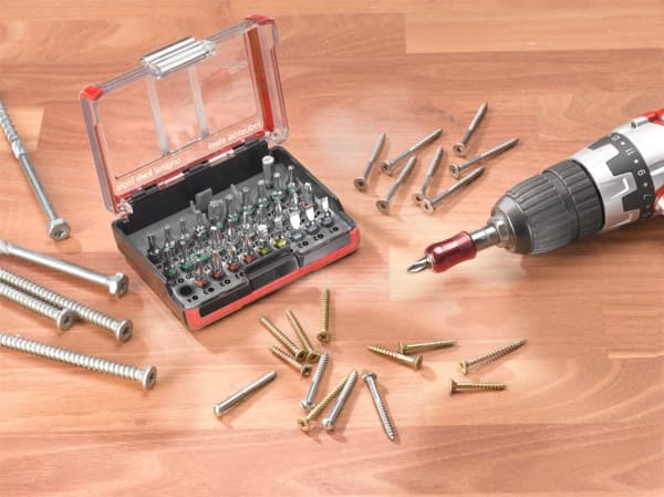 kwb 162710, 32 styck, PH2, PZ3, Phillips, Torx, 1/4", PH 1, PH 2, PH 3, PZ 1, PZ 2, PZ 3, 4,5,6 mm