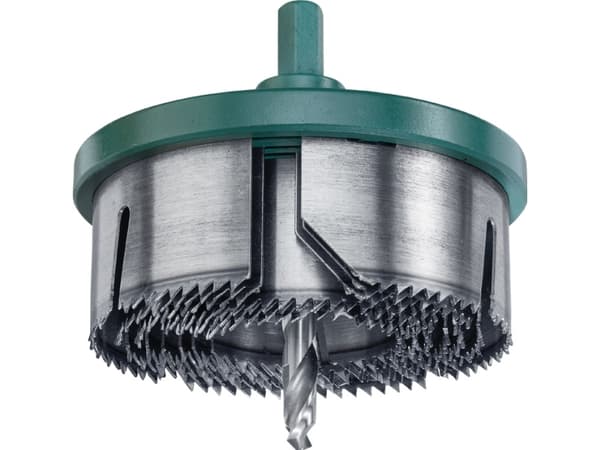 kwb 498720, Ställ, Borr, Koppar, Hårt träslag, Laminerad panel, Icke-järnmetaller, Gipsskivor, Plast, Mjuka träslag, Trä, Grön, Rostfritt stål, Fjäde
