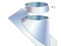 MB uØ 230mm lock 33-45° - flex, krage 317641231
