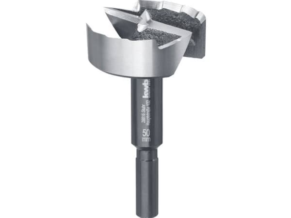 kwb 706350, Borr, Centreringsborr, 5 cm, Hårt träslag, MDF, Mjuka träslag, Blåsa, 1 styck