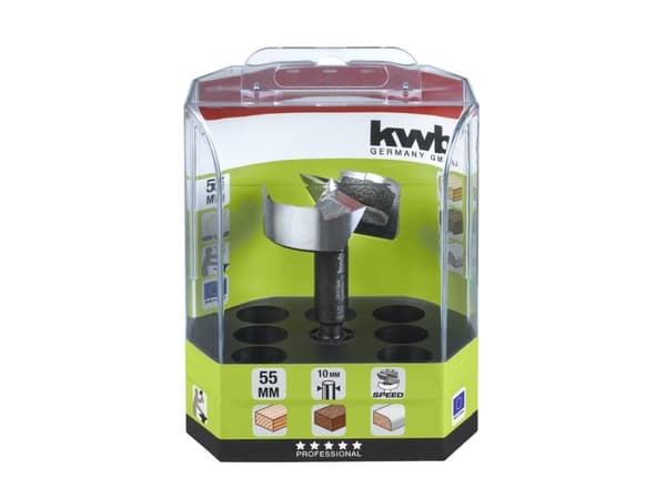 kwb 706355, Drill, Forstner-bor, 5,5 cm, Løvtre, MDF, Mykt tre, 1 cm, 7483 G