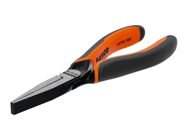 Bahco litteäkärkiset pihdit 180mm ergo 2421G
