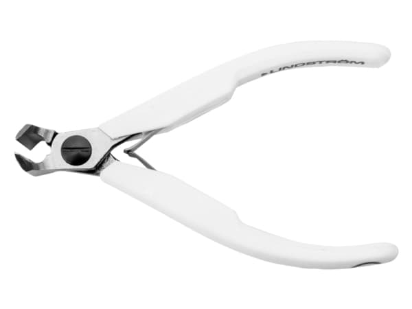 Bahco Elektroniktång, snedavbitare, Vinklad kraftavbitare, 1,04 cm, 1,03 cm, Stål, Vit, 108 mm