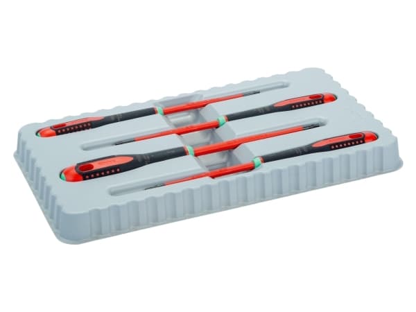 Bahco skruvmejseluppsättning ERGO "Slim Blade", 4 stycken, Torx