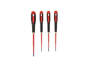 Bahco skruvmejseluppsättning ERGO "Slim Blade", 4 stycken, Torx