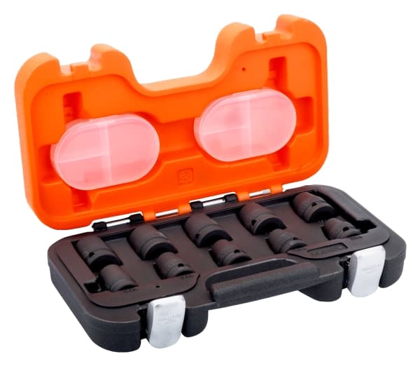 Bahco slaghuvudssats 1/2" 10-19mm K 10 stycken