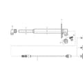 Miniatyrbilde 1 av 2: Mora Garden ii topstykke 23cm - 150mm (totallængde 230mm) t/mora garden ii vvs nr. 743453514