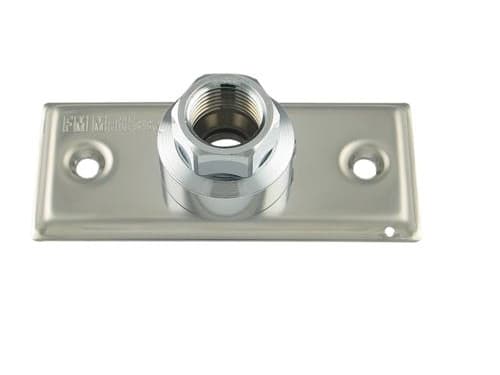 FMM asennusliitin 15mmx1/2, kromattu, teräs, ruostumaton, kromi