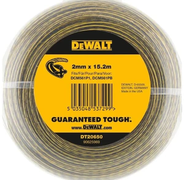 Dewalt DT20650-QZ grästrimmerlinje - 2 mm x 15,2 m
