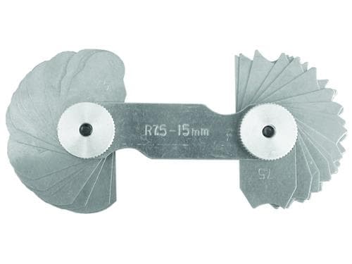 Radiuslære 7,5-15,0 mm