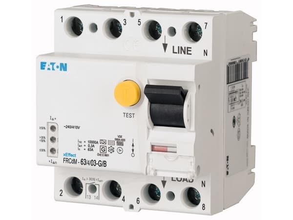 Eaton FRCDM-63/4/03-G/B, Vikavirtasuoja, 10000 A, IP20