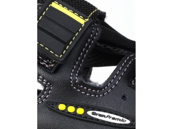 Ejendals 1510 Antislip, Unisex, Safety shoes, Svart, Grå, Gult, EUE, Polyuretan (PU), Gummi, PU lær