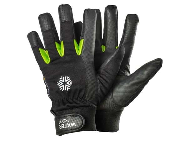 Ejendals TEGERA 517, Arbetshandskar, Svart, Grön, Vuxen, Vuxen, Latex, Polyester, Polyuretan