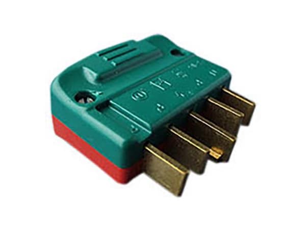 Pistoke S16 440V 3P+N+J suora, punainen/vihreä