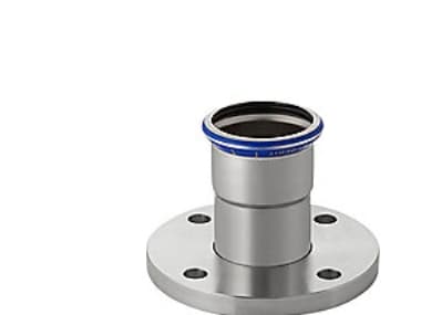 Overg Flang Rustf 76,1mm - MA-Press. Kun M-bakker
