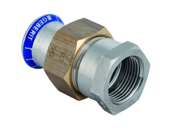 Geberit 35309, Slangekontakt, Rustfritt stål