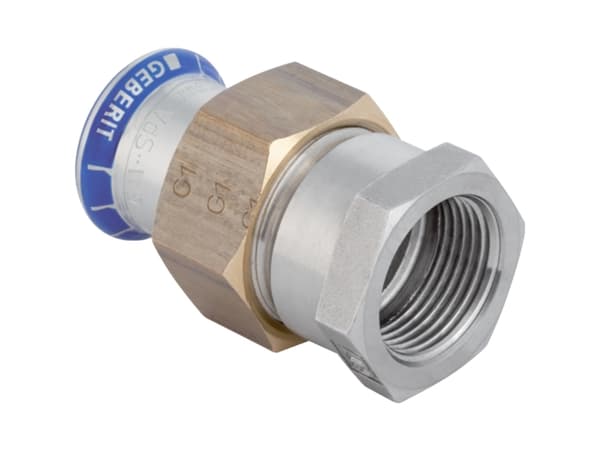 Geberit 35309, Slangekontakt, Rustfritt stål