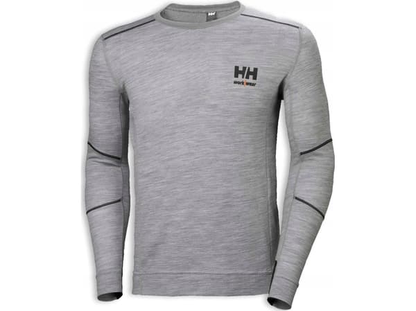 T-shirt Lifa Base 75106 l/ærme grå 2XL