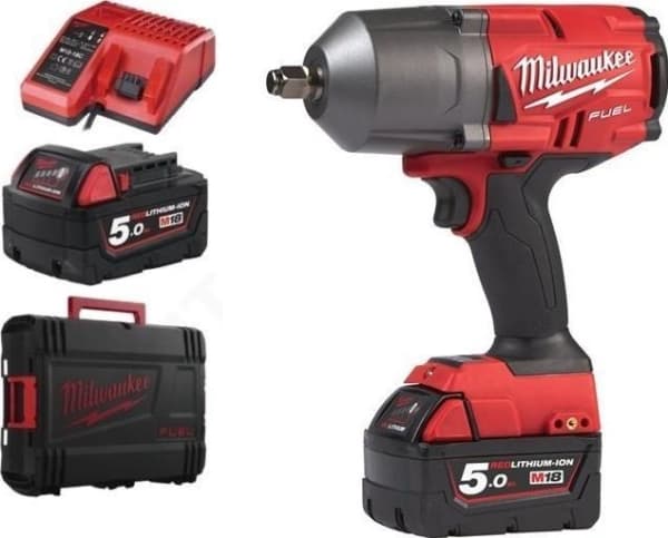 Milwaukee M18 FHIWF12-502X, 1/2", 1750 RPM, 2100 IPM, 92,1 dB, 3 dB, Akku