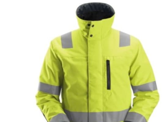 Snickers AllroundWork High-Vis vinterjakke 1130 37,5 gul/grå kl.3 str 2XL