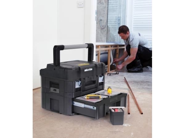 STANLEY TSTAK III BOX - SKUFF MED 6 ARRANGØRER