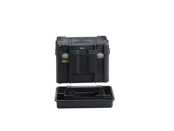 Stanley FATMAX PRO-STACK, Verktøykasse (hard), Sort, 22,2 l, 7,5 kg, Hengsel, 310 mm
