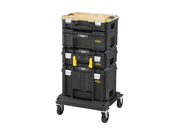 Stanley FMST1-80107, Verktygslåda, Svart, Gul, 51,49 l, 100 kg, 486 mm, 436 mm