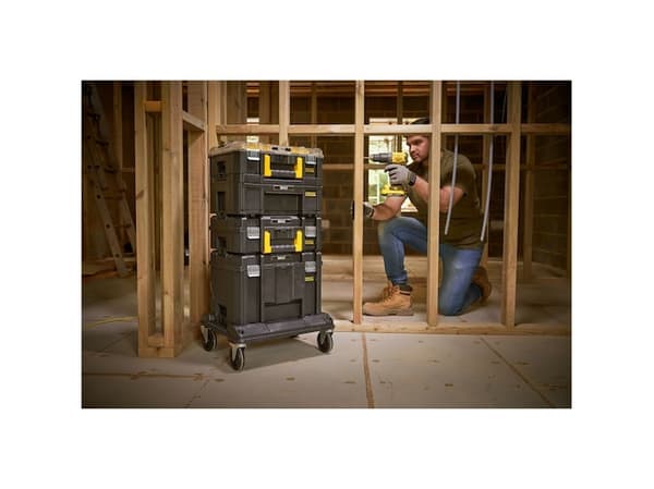 Stanley FMST1-80107, Verktygslåda, Svart, Gul, 51,49 l, 100 kg, 486 mm, 436 mm